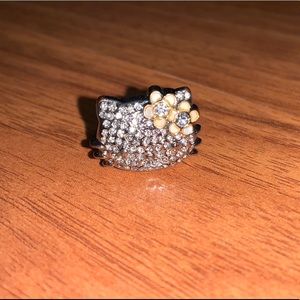 NWOT Hello Kitty by Sanrio Rhinestone Ring